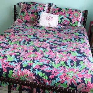 Lilly Pulitzer duvet cover Full/Queen and 2 shams
